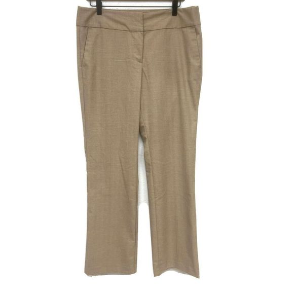 COPY - Ann Taylor Factory Gray / Tan Dress Pants Slacks Trousers Lot Of 2 Size … - Picture 2 of 8
